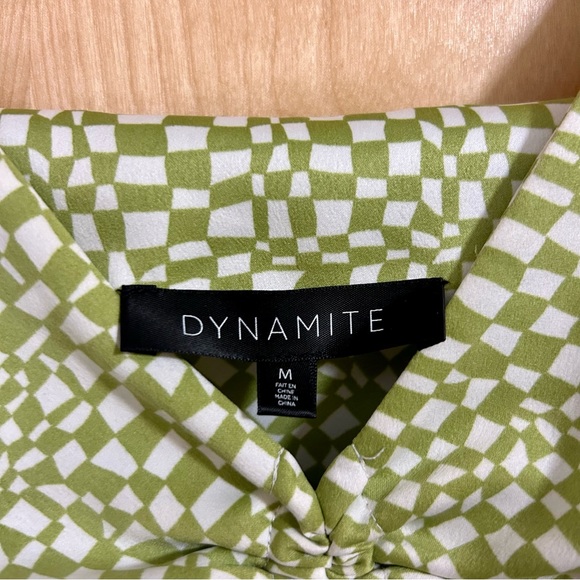 Dynamite Nia Mini Satin Slip Dress - Picture 5 of 5